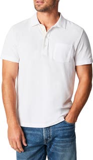 Billy Reid Pensacola Pima Cotton Piqué Polo