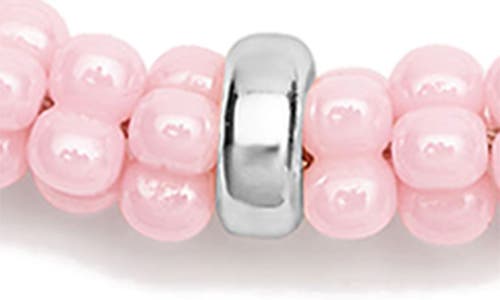 Lagos Signature Pink Caviar Beaded Station Bracelet In Pink