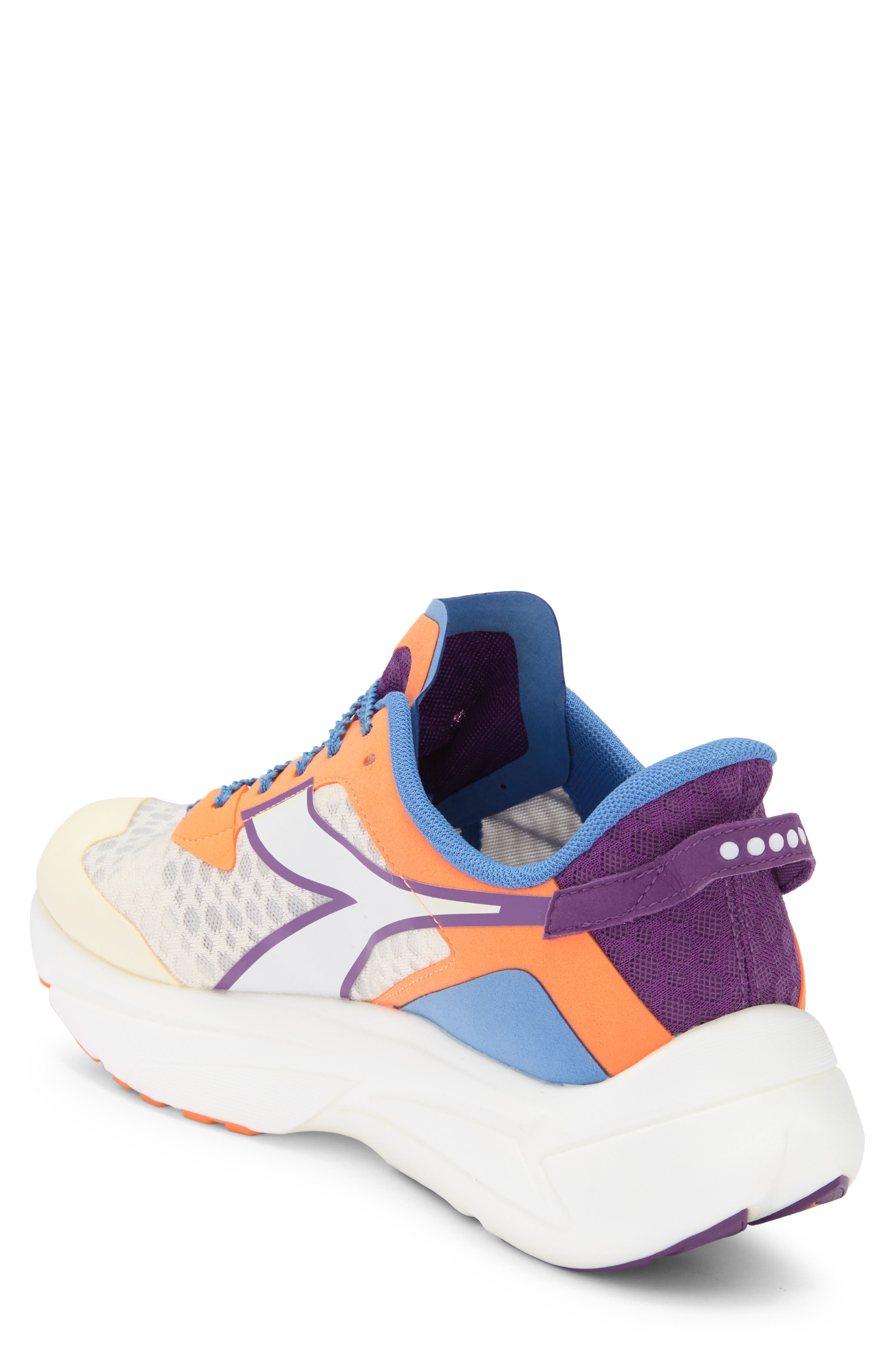 Diadora Frequenza Running Shoe, Alternate, color, Whisper White/ Sunset Purple
