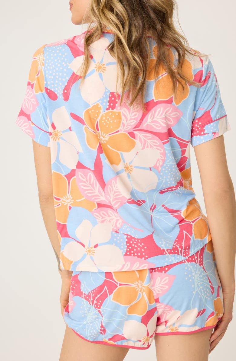 PJ Salvage Tropical Dreams Pajama Shirt, Alternate, color, 