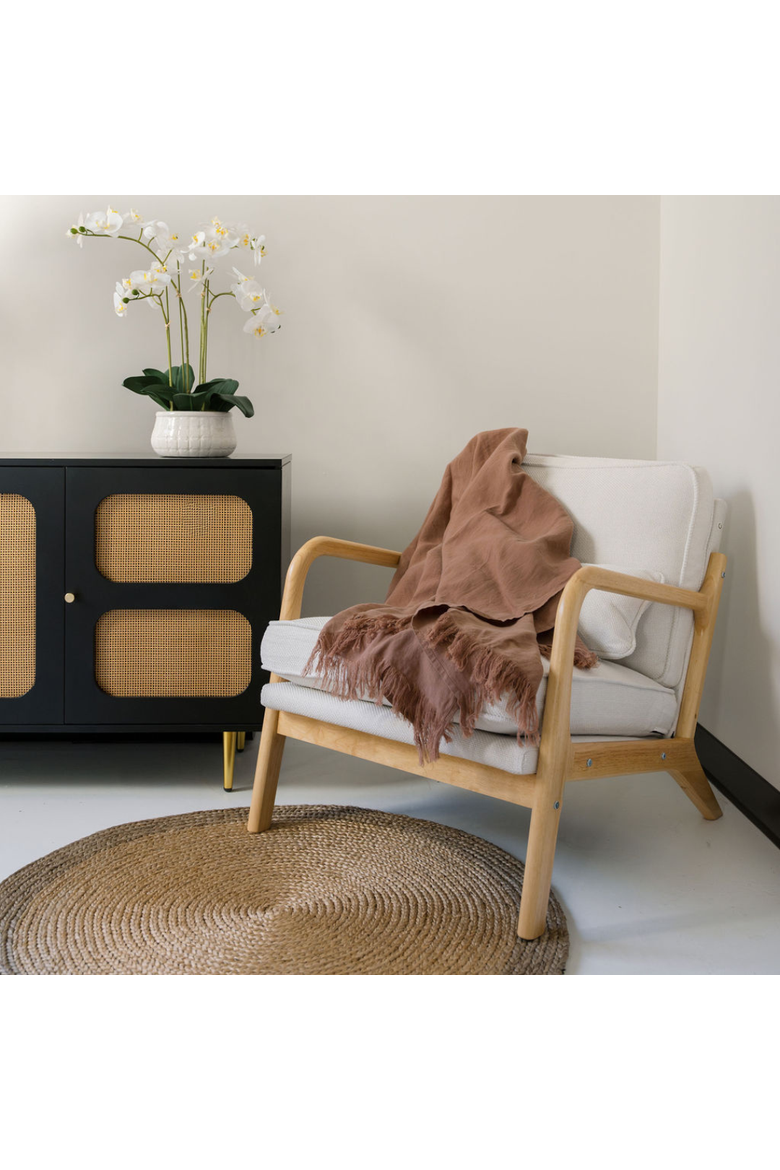 Throw Blanket with Fringe, Alternate, color, Brown