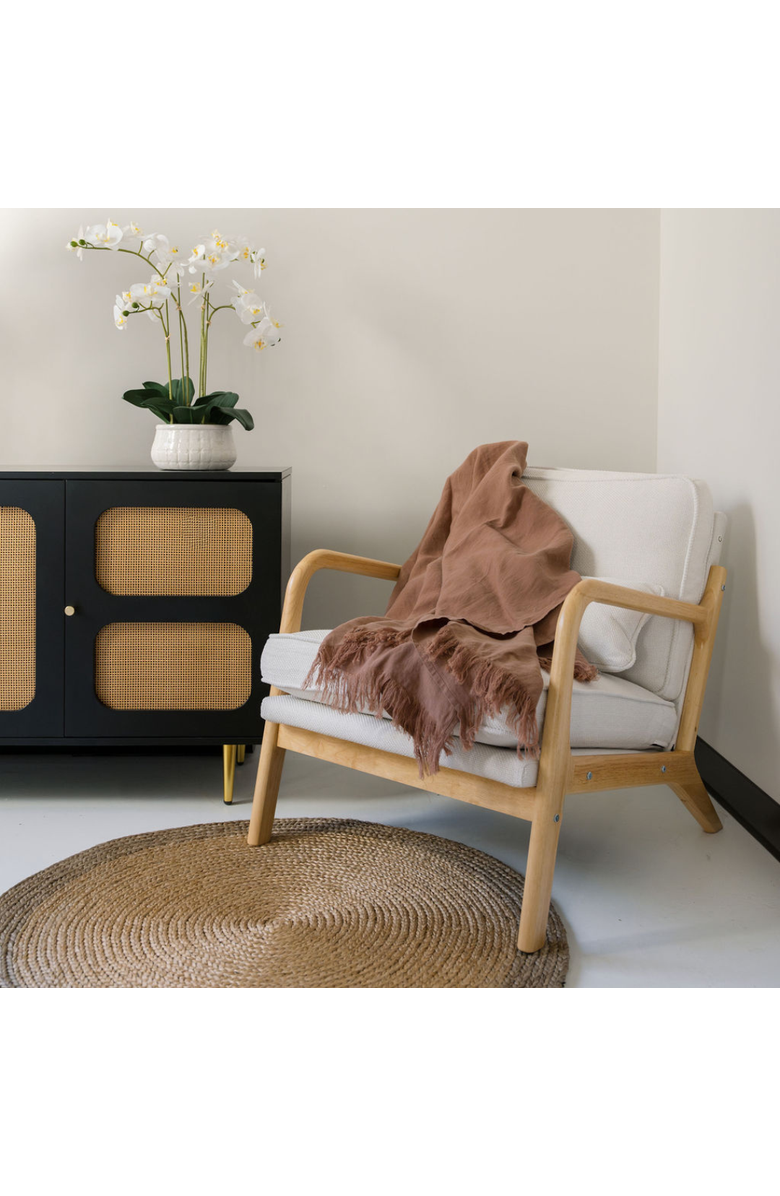 CG Hunter Throw Blanket with Fringe, Alternate, color, Brown