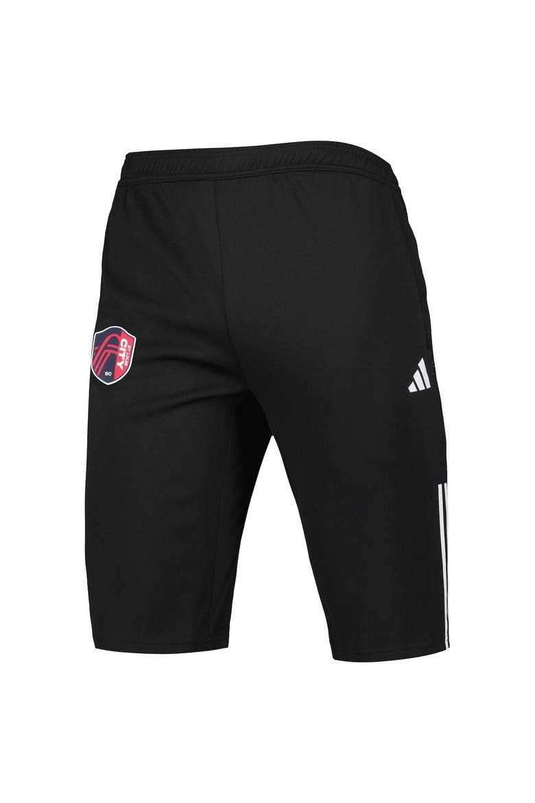Men's adidas Black St. Louis City SC 2023 On-Field Training AEROREADY Half Pants, Alternate, color, Black