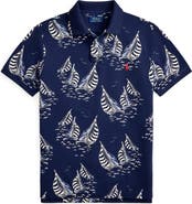 Polo Ralph Lauren Classic Fit Sailboat Cotton Mesh Polo