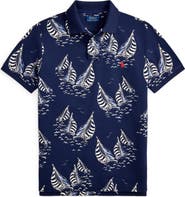 Polo Ralph Lauren Classic Fit Sailboat Cotton Mesh Polo