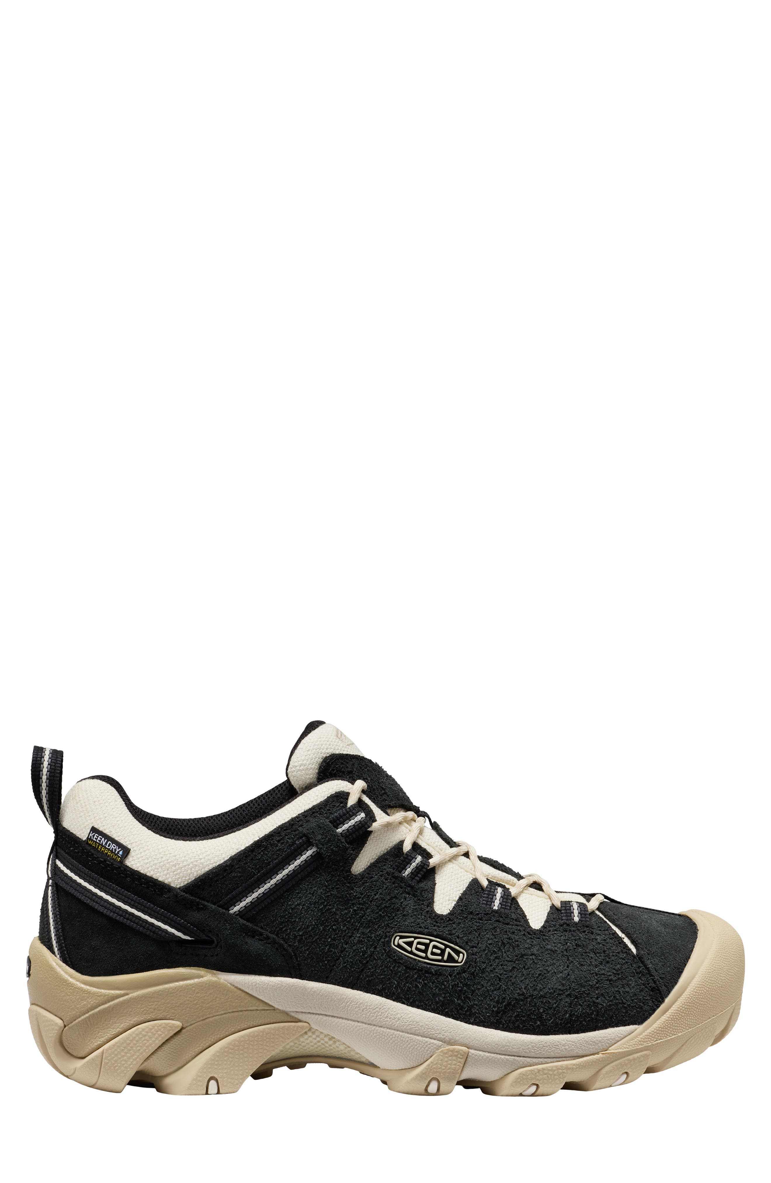 KEEN Targhee II Waterproof Hiking Shoe, Alternate, color, Black/ Birch