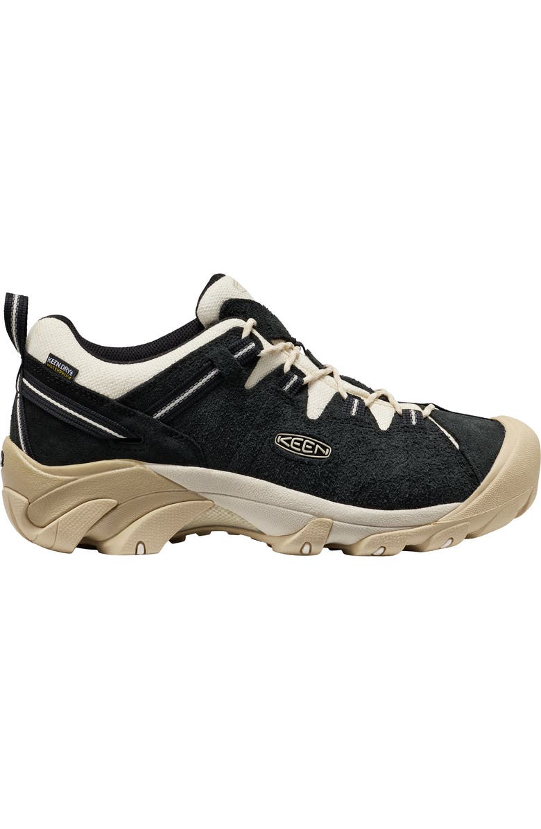 KEEN Targhee II Waterproof Hiking Shoe, Alternate, color, Black/ Birch