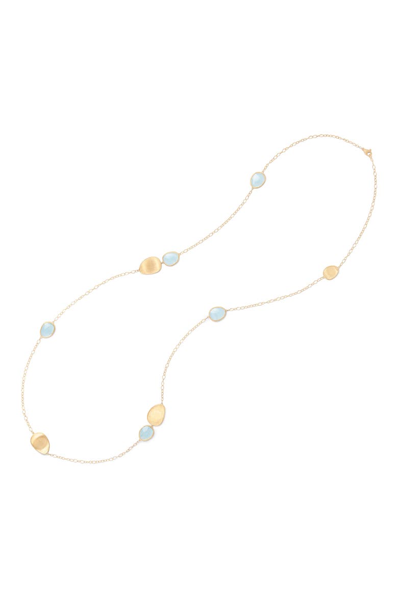Lunaria Long Station Necklace, Main, color, 18K YELLOW GOLD