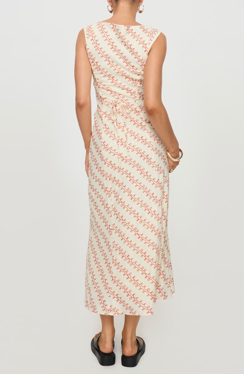 Princess Polly Chosen Girl Linen Blend Maxi Dress, Alternate, color, 