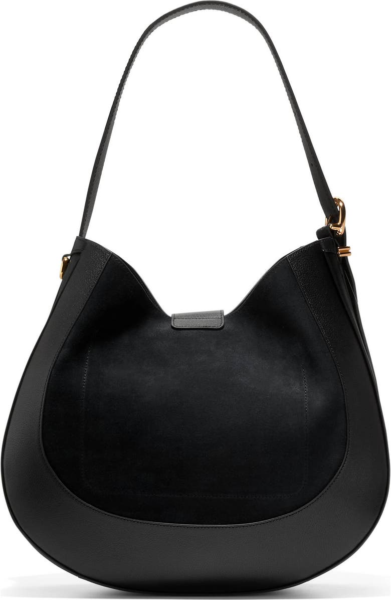 Cole Haan Catarina Large Hobo Bag, Alternate, color, Black