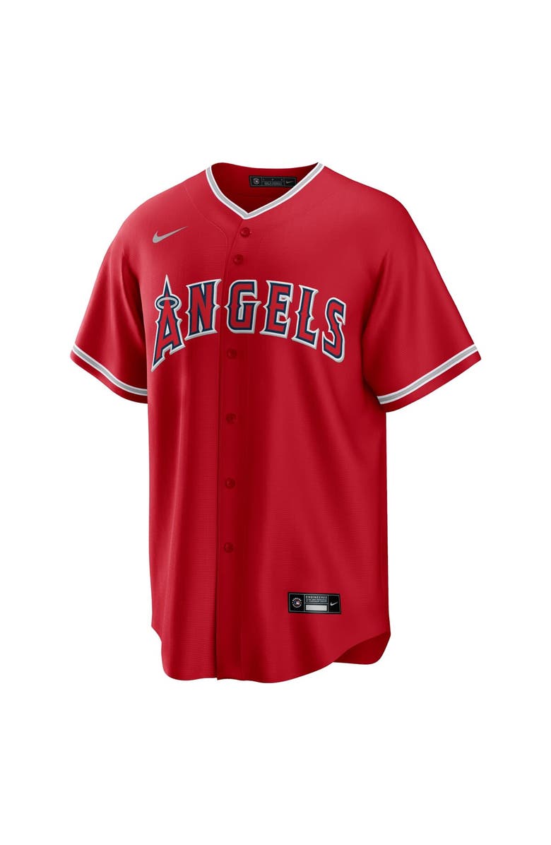 Nike Men's Nike Red Los Angeles Angels Alternate Replica Team Jersey, Alternate, color, 