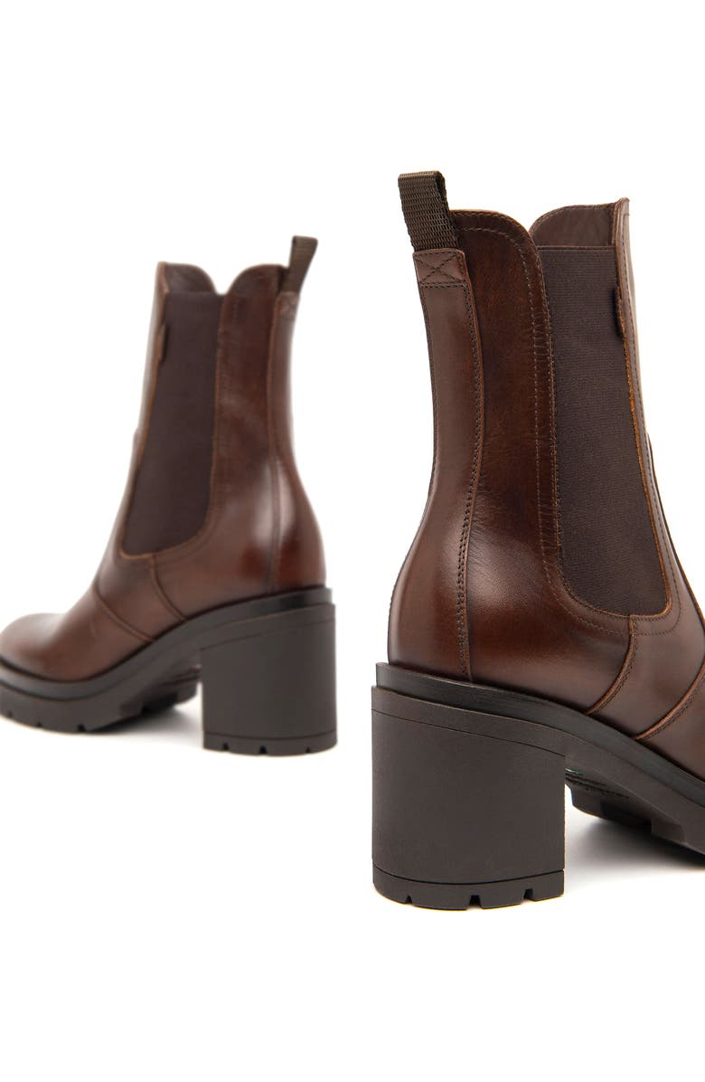 NeroGiardini Platform Chelsea Boot, Alternate, color, Dark Brown