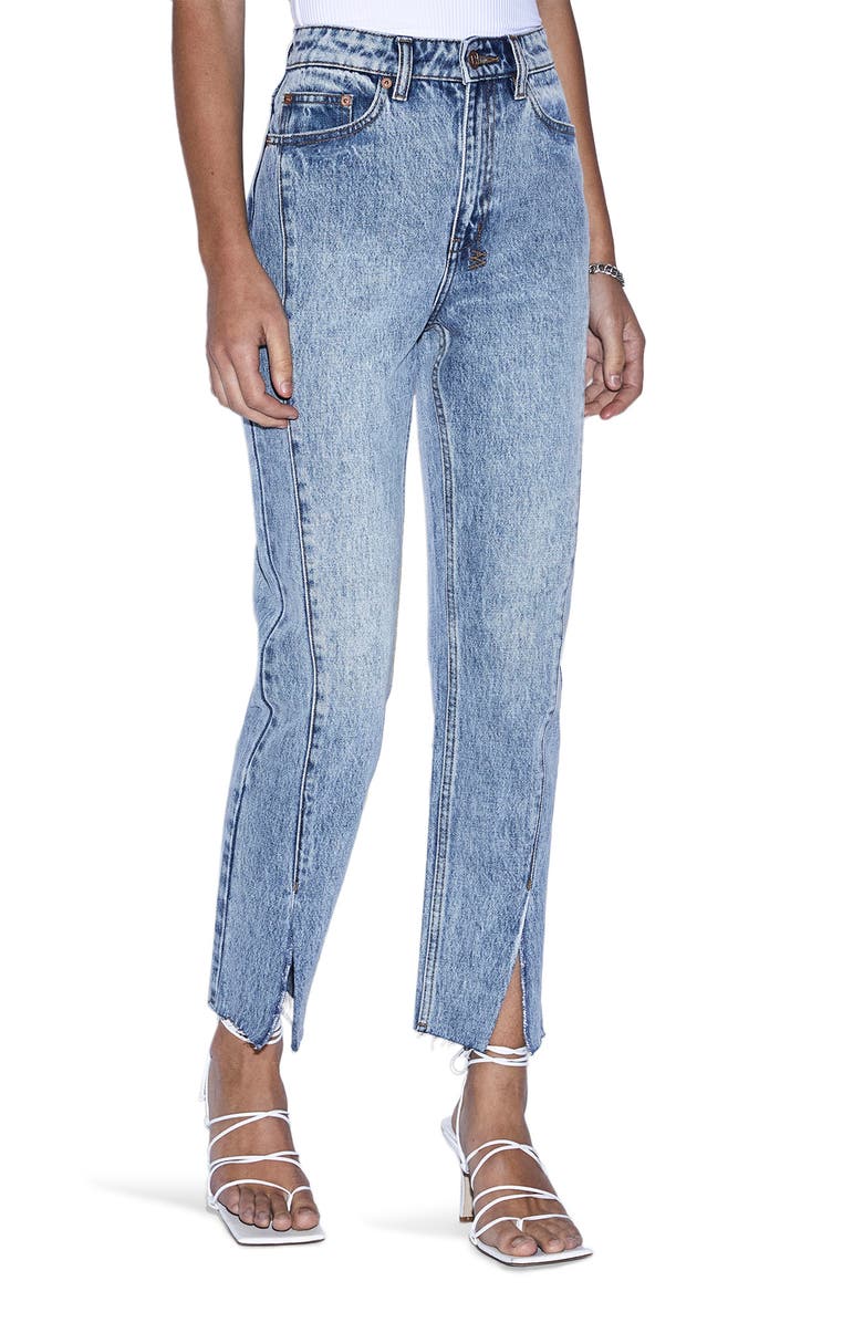 Ksubi Nine O Lifetime Panels Split Hem Jeans, Alternate, color, 