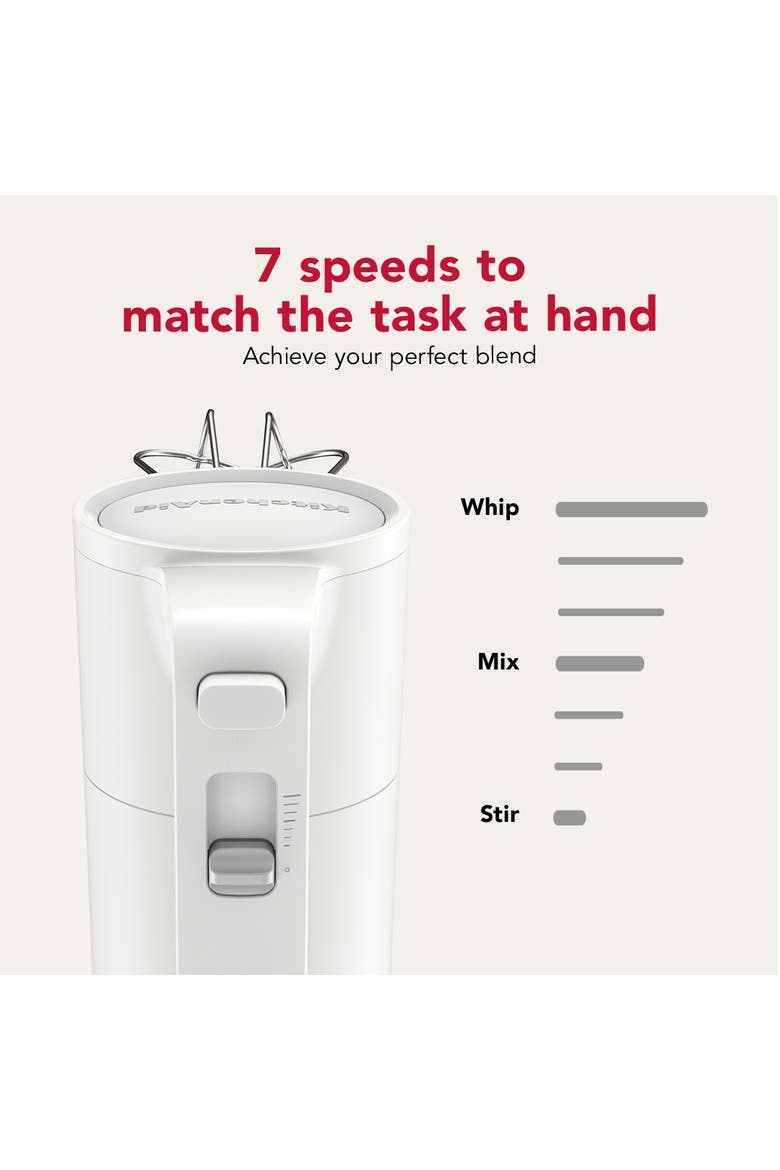 Go Cordless Hand Mixer - battery included, Alternate, color, Porcelain White