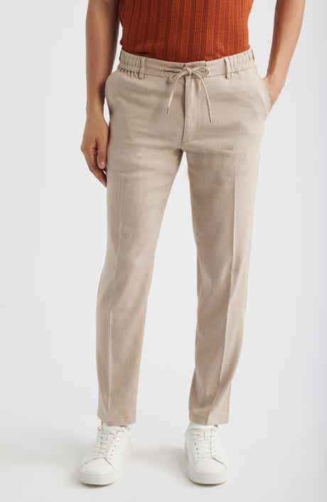 Kane Linen Blend Drawstring Pants