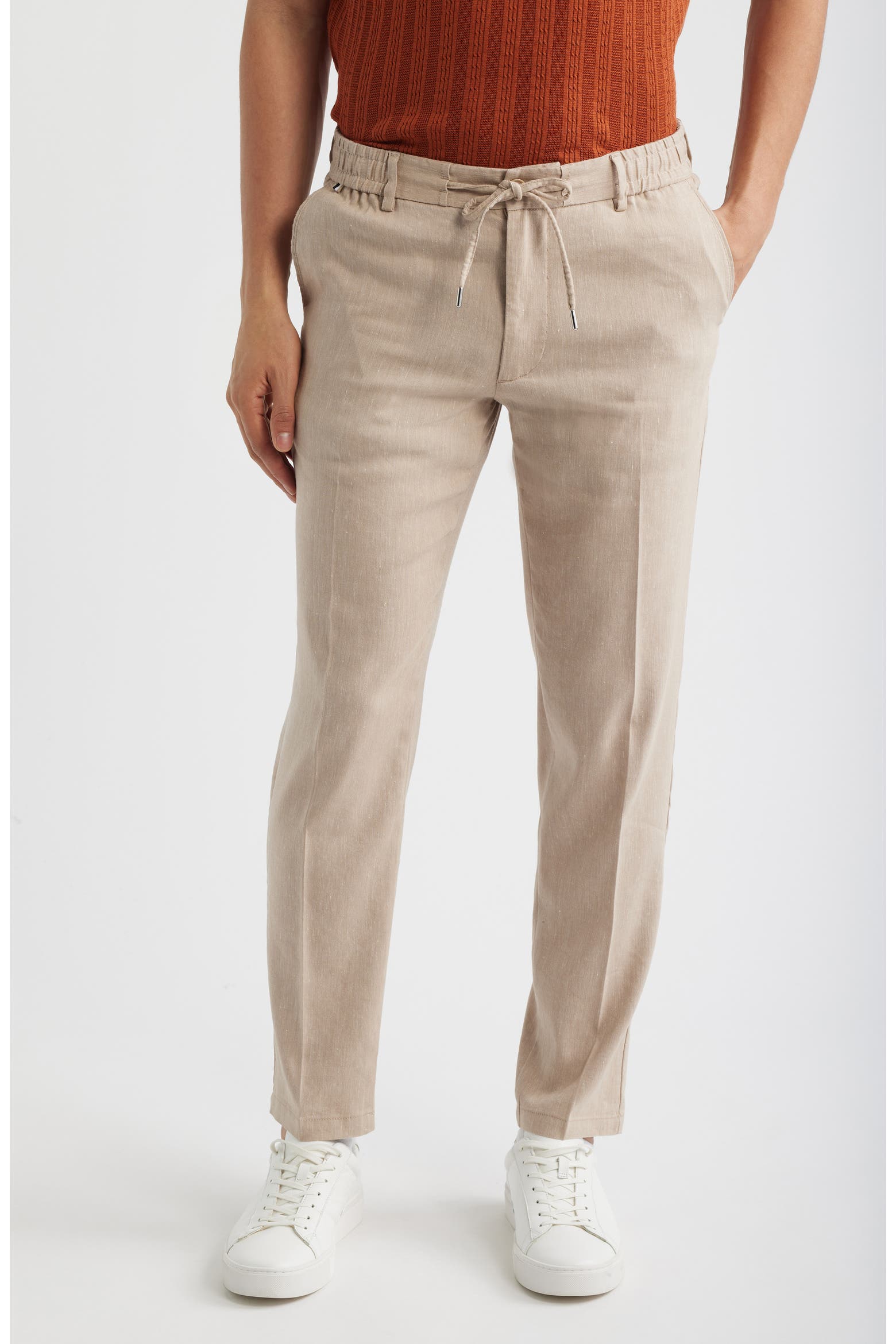 Kane Rugs BOSS Kane Linen Blend Drawstring Pants (Men) | Nordstromrack