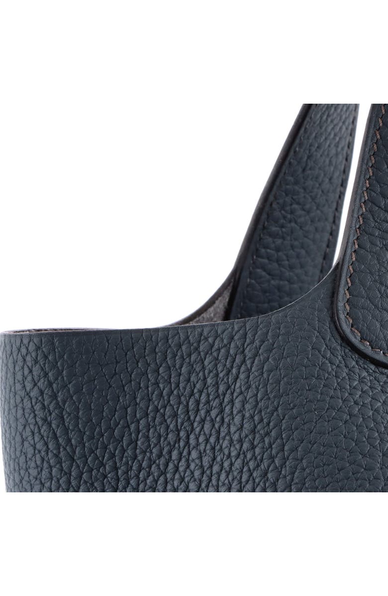 Pre-Owned Hermes Picotin Lock Bag Clemence MM, Alternate, color, Bleu Orage