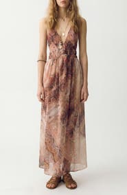 PER UNA BY M&S Tie Back Midi Dress