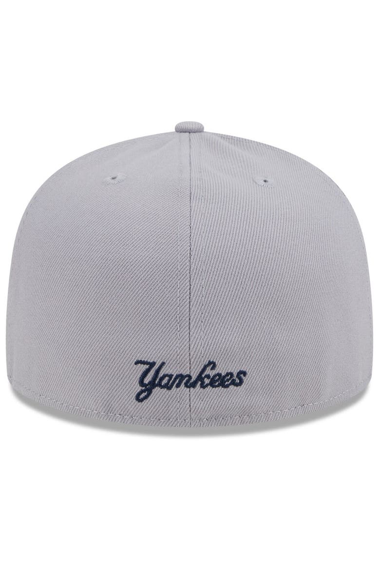 Men's New Era Navy/Gray New York Yankees Gameday Sideswipe 59FIFTY Fitted Hat, Alternate, color, Navy