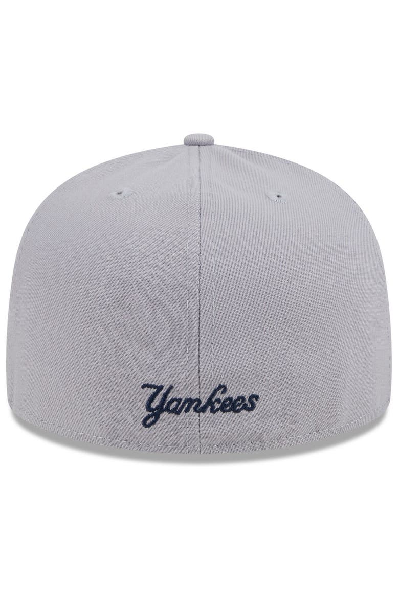 New Era Men's New Era Navy/Gray New York Yankees Gameday Sideswipe 59FIFTY Fitted Hat, Alternate, color, Navy