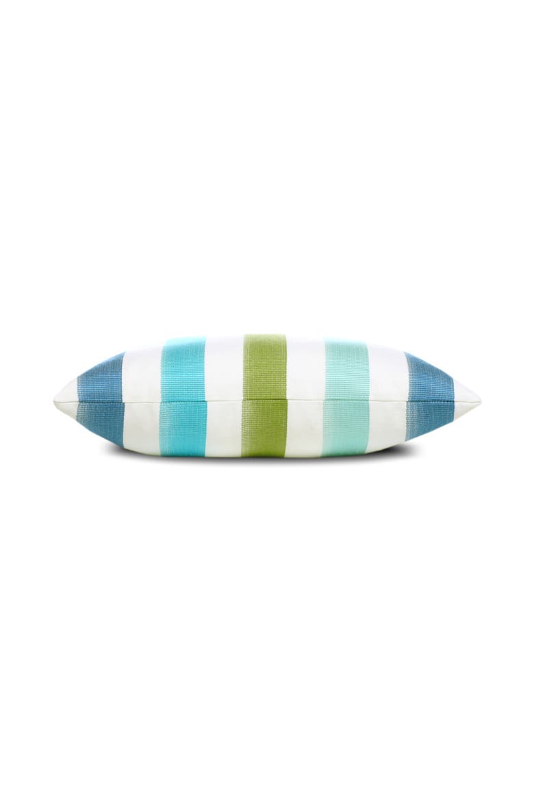 Rhodes Stripe Indoor & Outdoor Woven Accent Pillow, Alternate, color, Multi