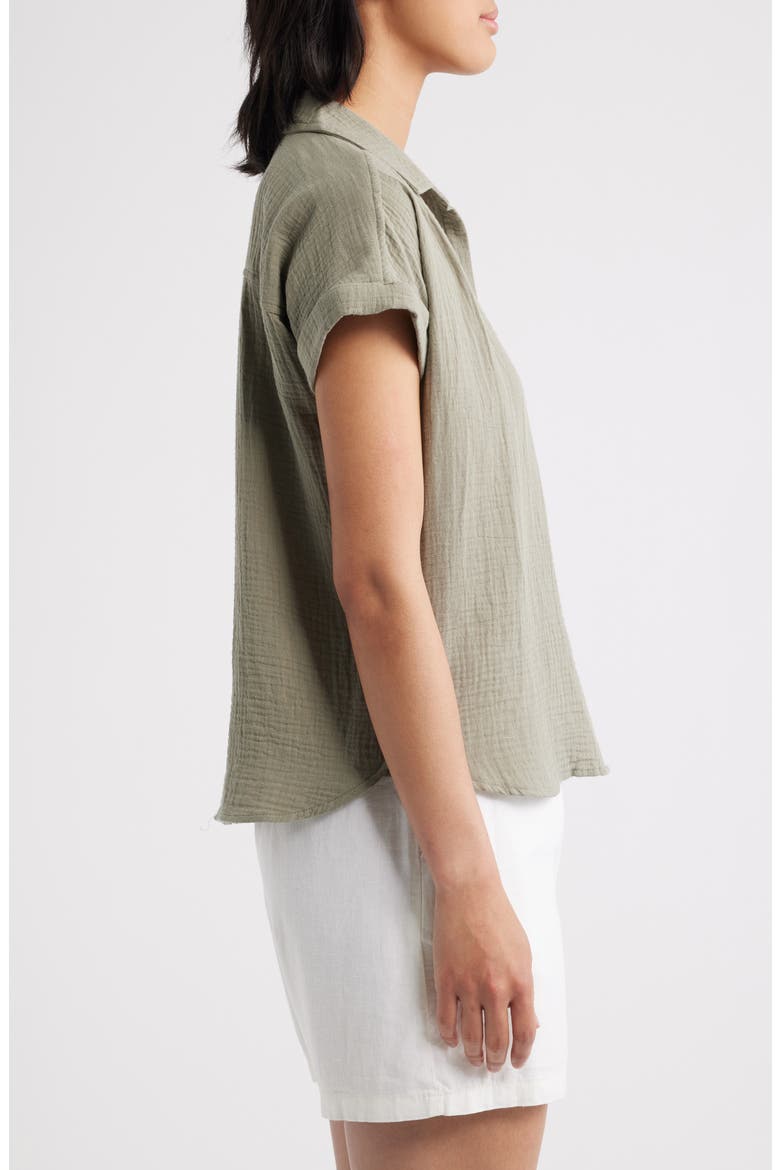Devin Gauze Shirt, Alternate, color, NEW LAUREL