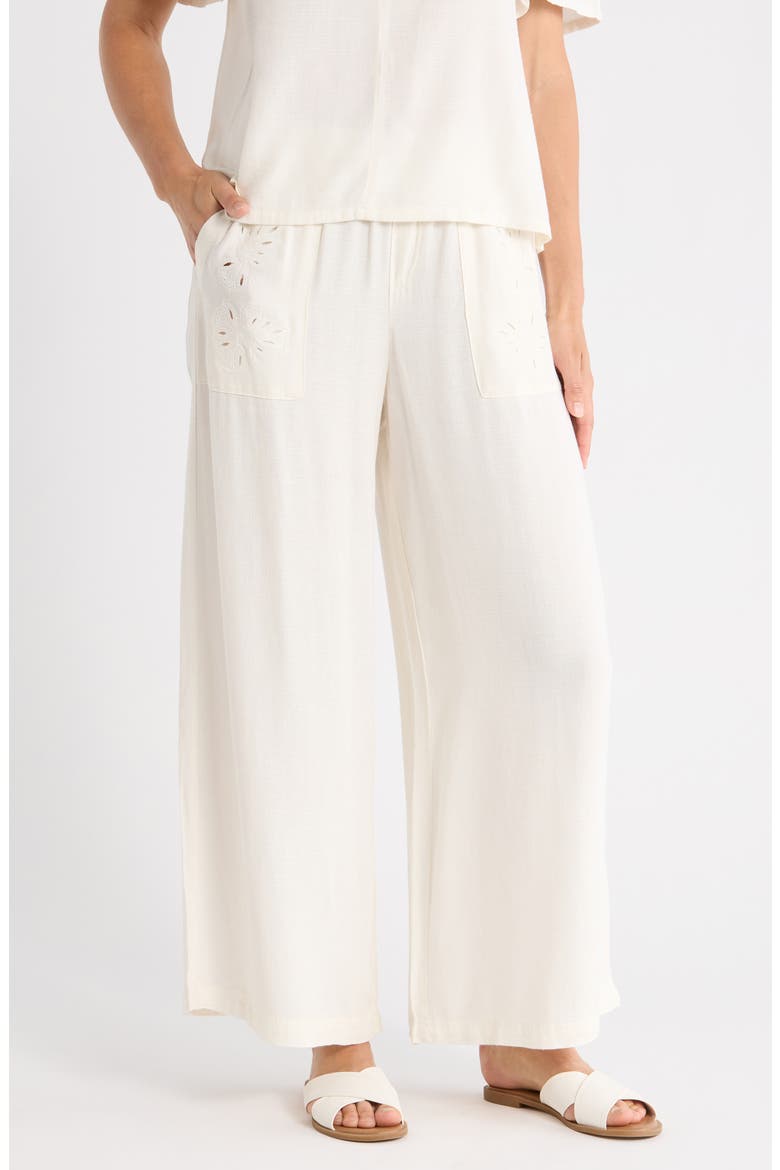 Cayden Wide Leg Pants, Main, color, PAPER WHITE