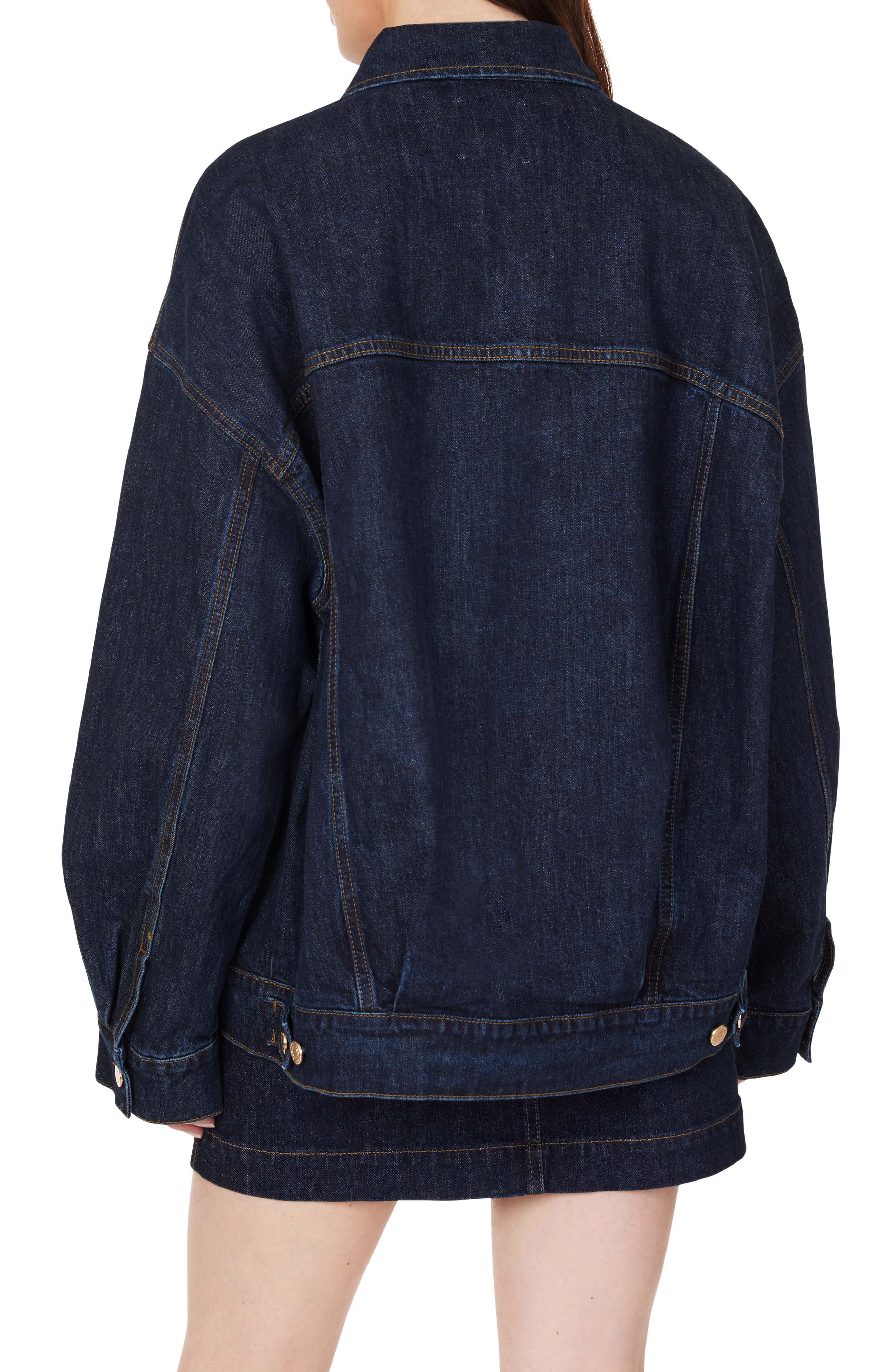 Boyfriend Denim Trucker Jacket - image 2