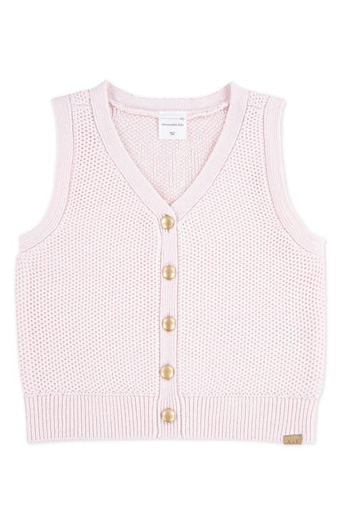 Kids' Cotton Blend Sweater Vest (Little Kid & Big Kid)