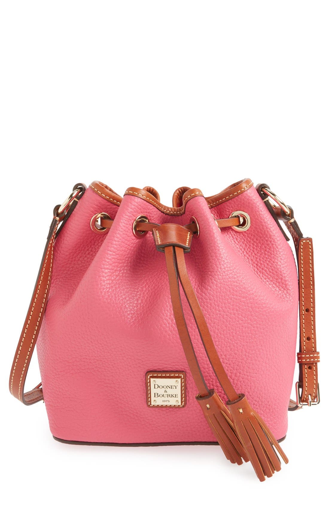 Dooney & Bourke 'Kendall' Bucket Bag, Main, color, HOT PINK