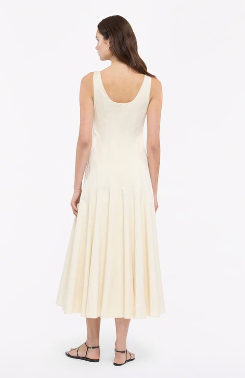 Shop Another Tomorrow Tank Flare Dress In Off White