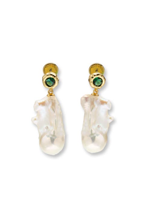 Skyler Freshwater Baroque Pearl Drop Earrings