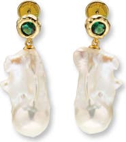 Classicharms Skyler Freshwater Baroque Pearl Drop Earrings