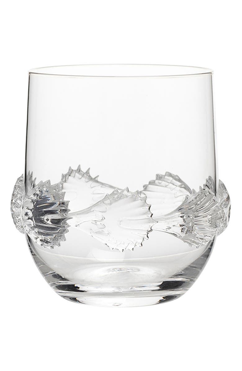 Juliska Heritage Set of 4 Assorted Stemless Wine Glasses, Alternate, color, Clear