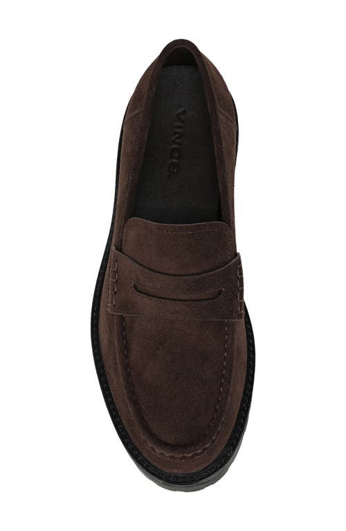Vince Delmore Penny Loafer In Brown