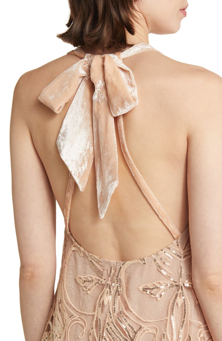 Free People Swingin' It Sequin Romper, Alternate, color, 