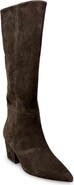 SHUSHOP Zelena Suede Knee High Boot