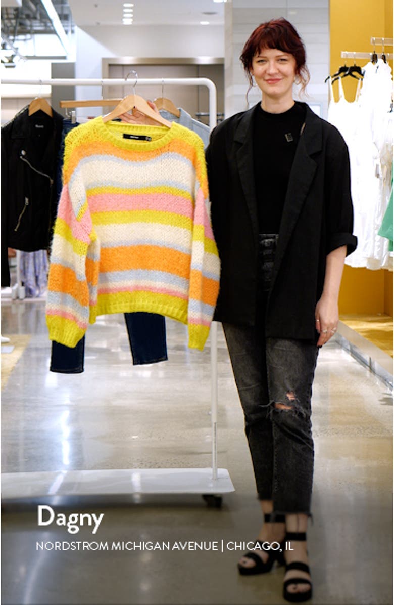 Laney Stripe Pullover Sweater, sales video thumbnail