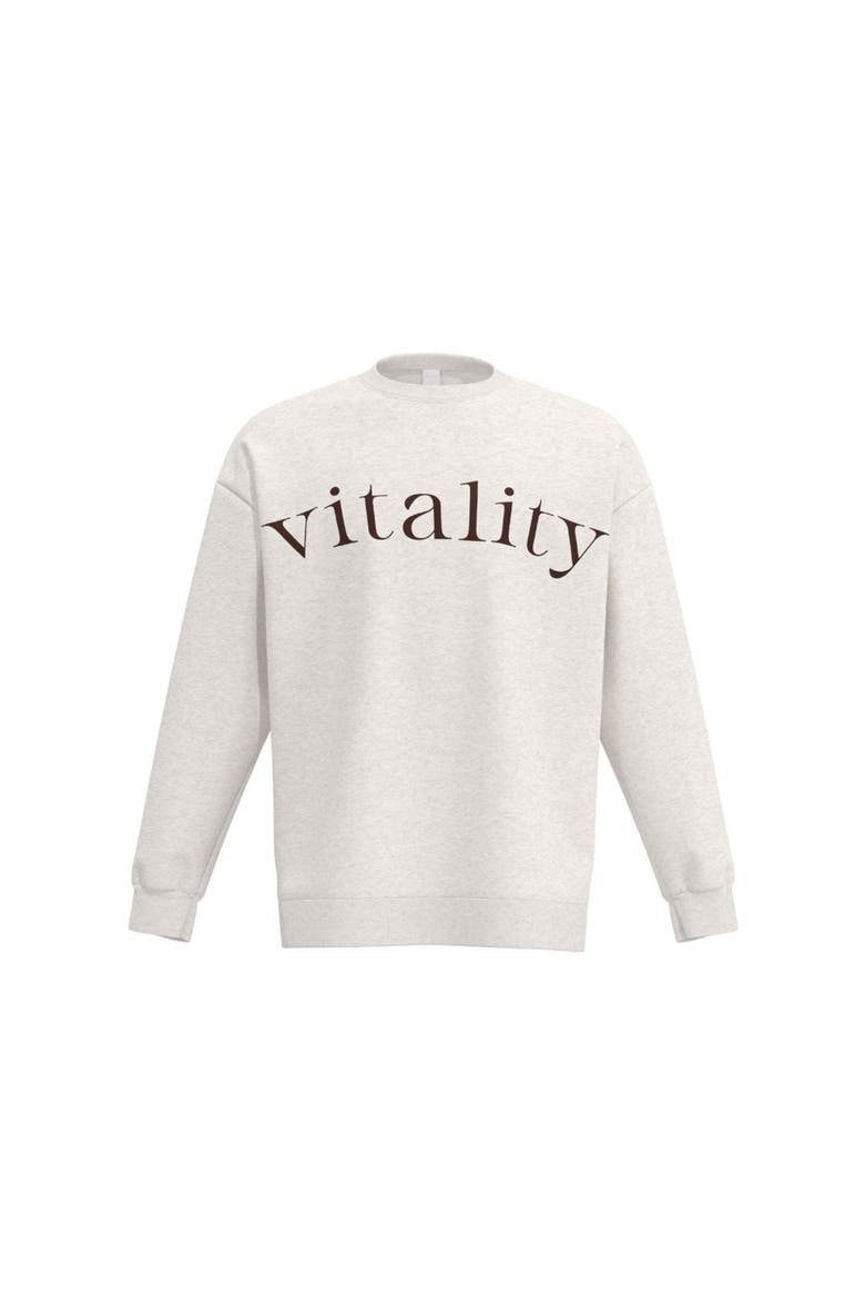 Cozy Uni Crew, Alternate, color, Oat Marl