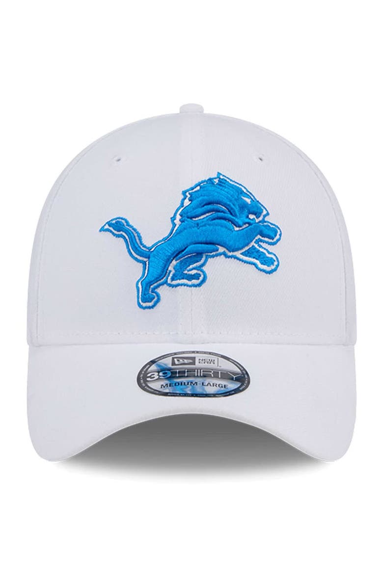 New Era Men's New Era White Detroit Lions Main 39THIRTY Flex Hat, Alternate, color, 