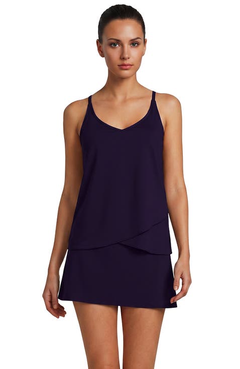 Tulip Hem Tankini Top