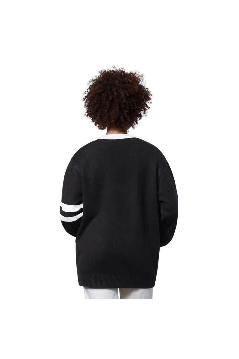 Women's Starter  Black Kansas City Chiefs Back Shot Button-Up Cardigan, Alternate, color, Black