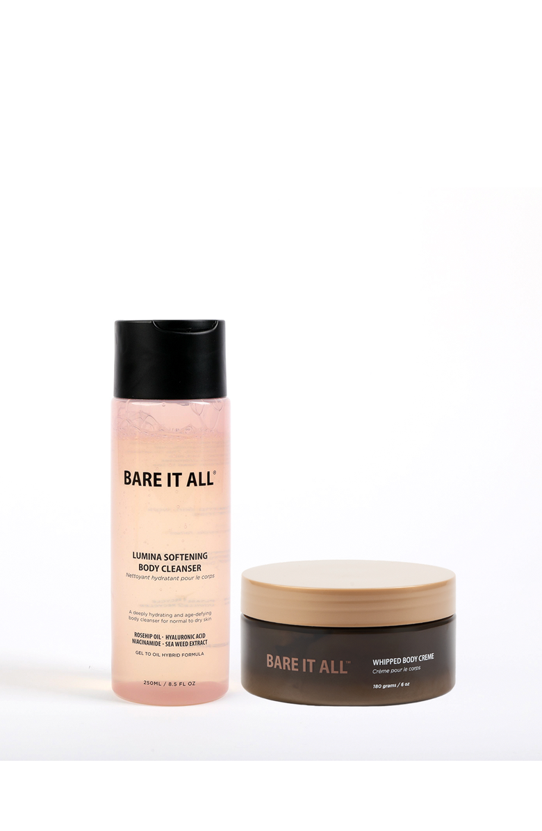 Bare It All Moisture Bomb Kit Cleanser and Body Creme, Main, color, Natural