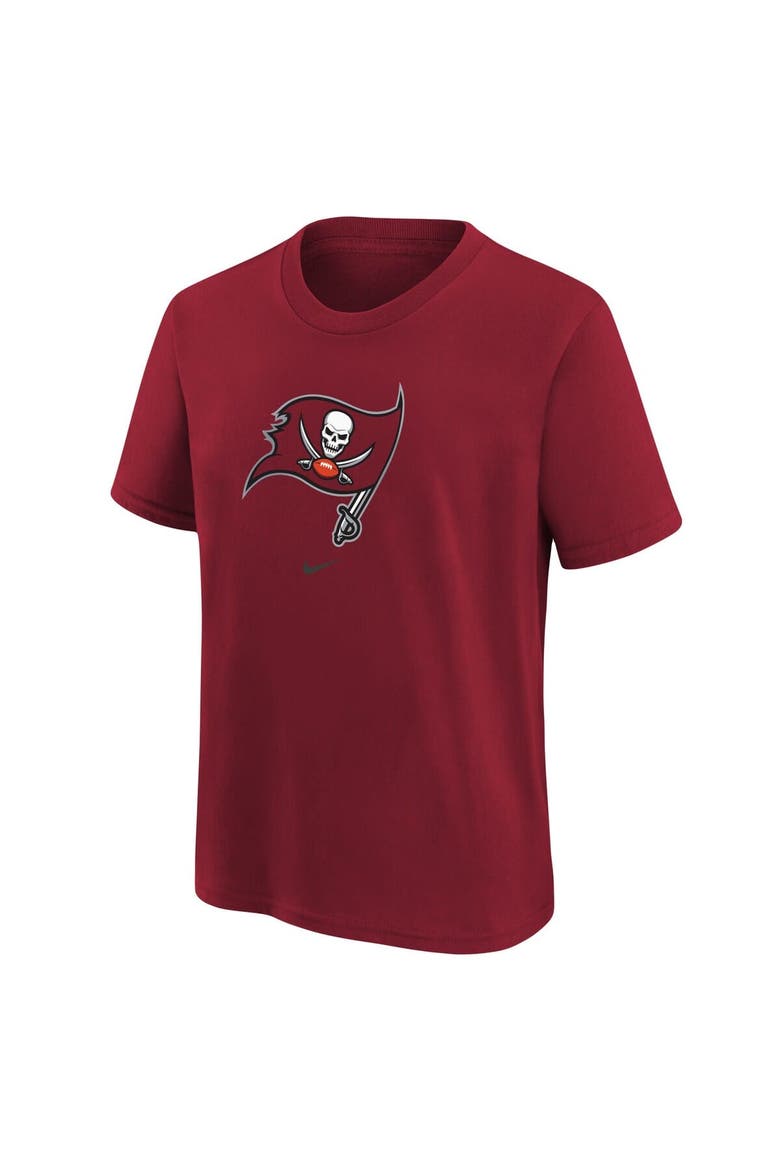 Youth Nike Red Tampa Bay Buccaneers Logo T-Shirt, Alternate, color, Red