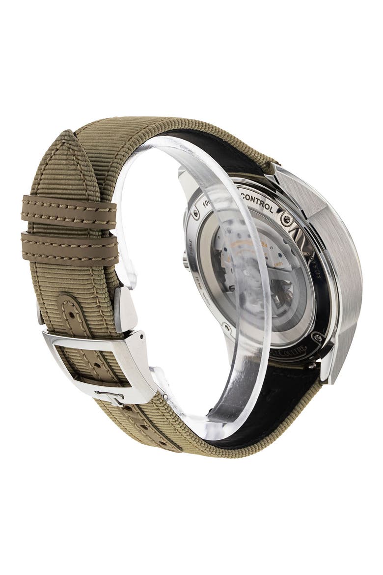 Jaeger-LeCoultre Preowned 2023 Polaris Fabric Strap Chronograph Watch, 42mm, Alternate, color, GREY