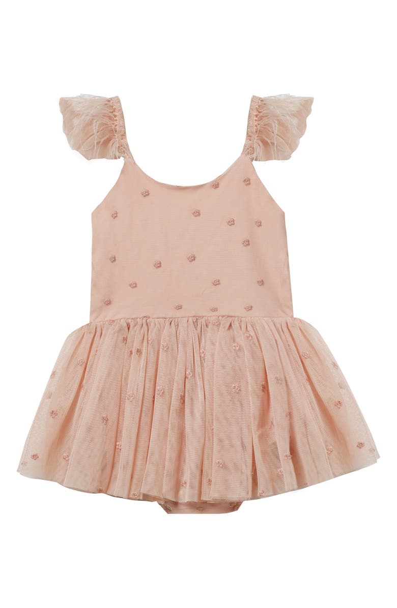 NORALEE Kids' Poppy Embroidered Ruffle Dress, Main, color,
