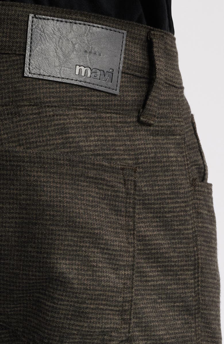 Mavi Jeans Jake Brown Herringbone Pants, Alternate, color, Brown Herringbone