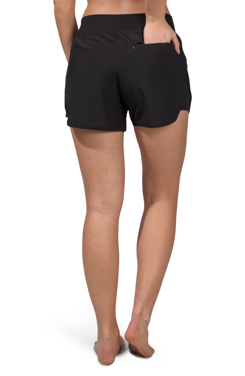 90 DEGREE BY REFLEX Woven Side Rib Shorts, Alternate, color, 