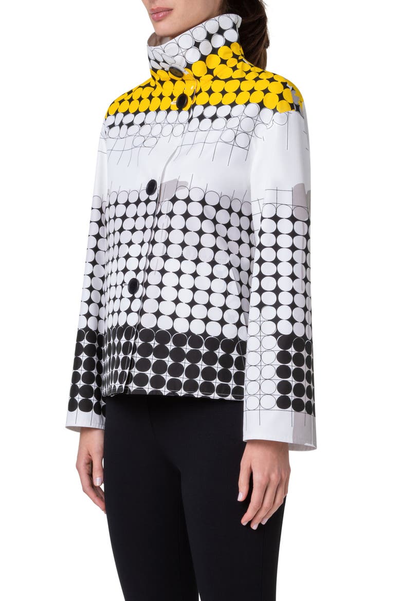 Skyscraper Techno Taffeta Jacket, Alternate, color, CREAM-TIN-YELLOW
