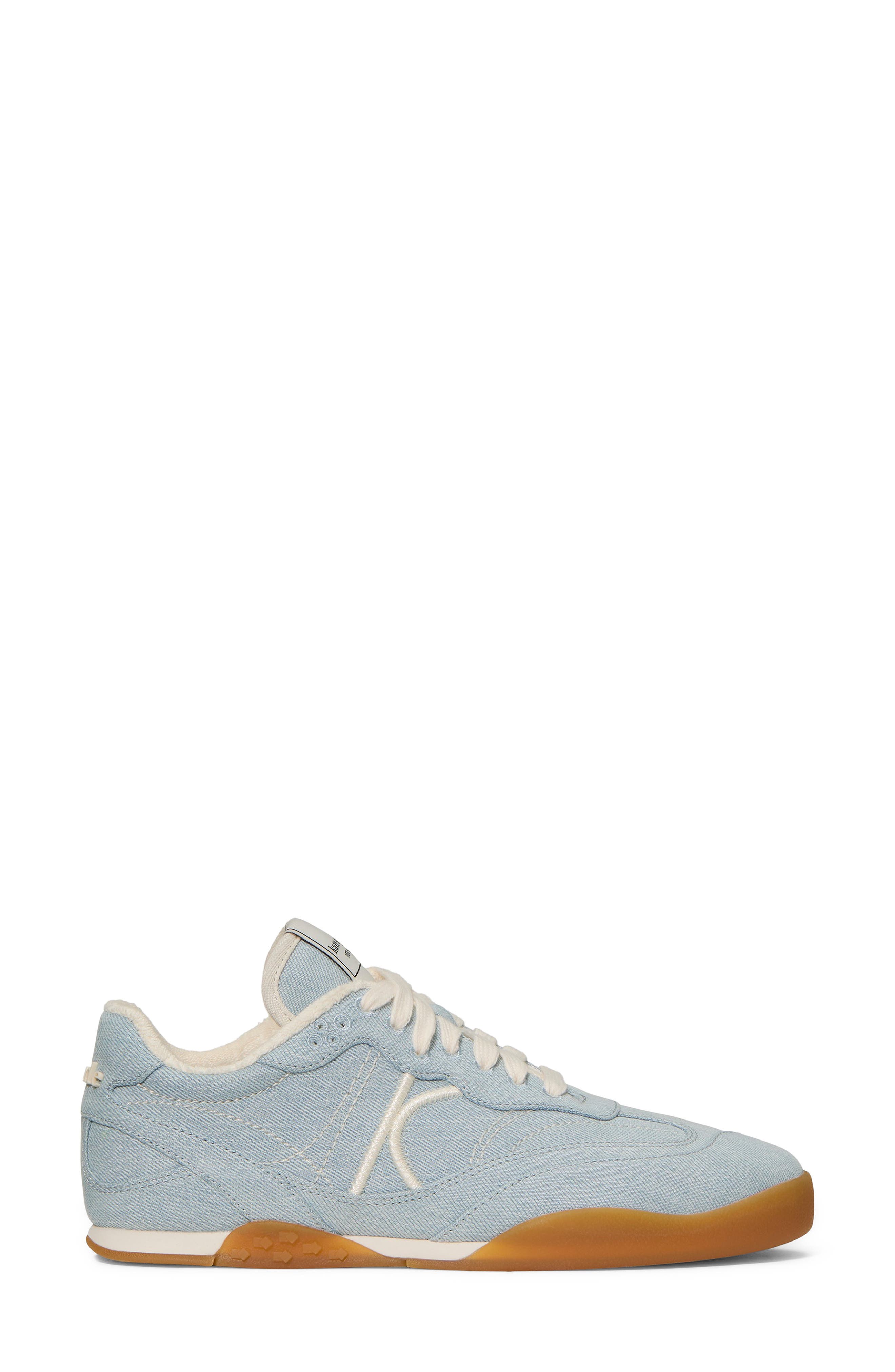 Kate Spade New York drift denim sneaker, Alternate, color, Extra Light Denim